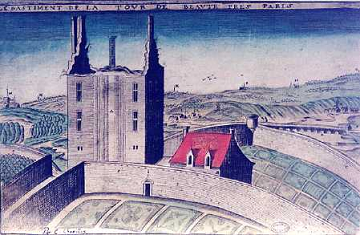 Chteau de Beaut-sur-Marne vers 1610 - gravure de Claude Chastillon